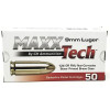 Maxxtech 9MM, 124gr, FMJ - 50 Rounds [MPN: PTGB9124B]