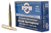 PPU Standard Rifle .30-06 SPRINGFIELD, 150gr, FMJ - 20 Rounds [MPN: PP3006G] (8605003812494)