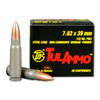 Tulammo 7.62X39MM, 122gr, FMJ - 20 Rounds