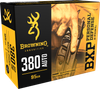 Browning BXP .380 ACP, 95gr, X-POINT - 20 Rounds [MPN: B191703801]