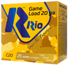 Rio Ammunition Game Load Heavy Field 20 GA, 2-3/4in. 1oz. #6 Shot - 25 Rounds [MPN: RC206]