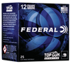 Federal Top Gun 12 GA, 2-3/4in. 1oz. #8 Shot - 25 Rounds [MPN: TGSF1288]