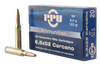 PPU Metric Rifle 6.5X52MM CARCANO, 123gr, JSP - 20 Rounds [MPN: PP6CS]