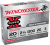 Winchester Super-X 20 GA, 2-3/4in. Twenty Pellet 3 Buckshot - 15 Rounds [MPN: XB203VP]