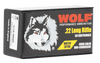 Wolf Match Extra .22 LR, 40gr, RN - 50 Rounds [MPN: A22XTRA]