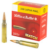 Sellier &amp; Bellot Target .338 LAPUA MAGNUM, 300gr, HPBT - 10 Rounds [MPN: SB338LMB]