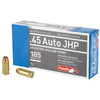 Aguila .45 ACP, 185gr, JHP - 50 Rounds [MPN: 1E454321]