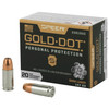 Speer Gold Dot 9MM, 147gr, HP - 20 Rounds [MPN: 23619GD]