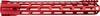 Rise Handguard Skeletonized - 13.5" M-lok Rise Red Ar-15