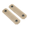 Strike Industries M-LOK Cable Management Cover Long 2pk FDE