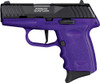 Sccy Dvg1-cb Pistol 9mm 3.1" 10rd Black/purple
