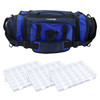 Osage River Elite Ripstop Fishing Tackle Bag w 3 Tackle Boxes