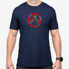 Magpul Industries Corp T-shirt, Magpul Mag1286-410-l Aloha Icon Shirt Lg Navy