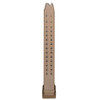 Red, White & Blue Mag for Glock 9MM, 33 rnd, Steel Lined - Tan [MPN: G33RD9MMT]