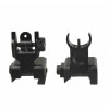 Je Flip-up Front/rear Ar15 - Sight Aluminum Black
