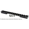 WARNE CZ 457 11MM PIC RAIL ADAPTER 15MOA