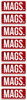 Mtm Ammo Caliber Labels Mags - 8-pack