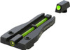 Meprolight Fiber Tritium One - Dot Green Sight Set Glock