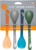 Ust Klipp Spork 4-pack - Assorted Colors Bpa Free