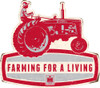Open Road Brands Die Cut Emb - Tin Sign Farmall Living
