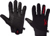 Bg Ace Shooting Gloves - Medium Black/red Trim
