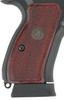 Pachmayr Laminated Wood Grips - Cz 75 Compact Rosewood Checker