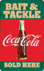 Open Road Brands Die Cut Emb - Tin Bait & Tackle Coca-cola