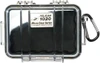 Pelican 1020 Micro Case Clear - W/ Black Liner Id 5.3x3.5x1.7"