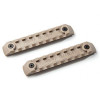 HERA Arms USA P-KMRS Polymer KeyMod Rail System 2 Rail Pieces Per Package Polymer Tan