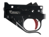 Timney Triggers Replacement Trigger, Timney 1022-2c     Rug 1022 Black Housing Red Shoe