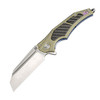 Artisan Apache Nomad Folder 3.82 in Fancy Green Titanium