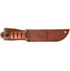 KA-BAR Full-Size USMC Brown Leather Sheath
