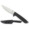 Spyderco Waterway Fixed 4.44 in Blade Black G-10 Handle
