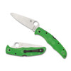 Spyderco Pacific Salt 2 Green LC200N PlainEdge