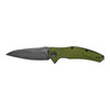 Kershaw Bareknuckle Folder 3.25 in BW Olive Aluminum Handle