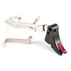 ZEV Fulcrum Adjustable Trigger Bar G1-3 Large Black/Red