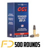 CCI Standard Velocity .22 LR, 40gr, LRN - 500 Rounds