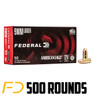 Federal American Eagle 9MM, 124gr, FMJ - 500 Rounds - Free Shipping