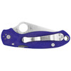 Spyderco Para 3 Folder 3.0 in Plain Blue G-10 Handle