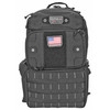 GPS Tactical Range Backpack Tall-Holds 4 Handguns-Black