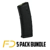 Magpul PMAG Gen M2 MOE .223 Rem/5.56 NATO, 30 rnd, Black - 5 Pack