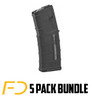 Magpul PMAG M3 With Window .223 Remington 30 rnd Black - 5 pack