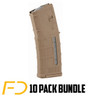 Magpul PMAG M3 With Window .223 Remington Coyote Tan - 10 pack