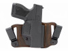 Versacarry INS201365 Insurgent Deluxe IWB/OWB Brown Polymer Belt Clip Fits Sig P365 Right Hand