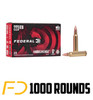Federal American Eagle .223 REM, 62gr, FMJ - 1000 Rounds (Case)