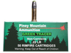 Piney Mountain Ammunition Green Tracer .22LR, 40gr, LRN - 50 Rounds [MPN: PMSN22LRG]