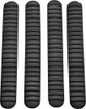 B5 Systems Rail Cover M-lok Black 3 Section 4-pack
