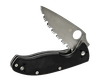 Spyderco Tenacious Folder 3.39 in Black G-10 Handle