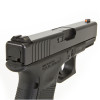 Night Fision Perfect Dot Tritium NS Set for Glock 42/43 Green Front/U-Notch Blank Rear Metal Body Black Nitride Finish