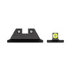 Night Fision SW MP 2.0 SD9 VE Yel Ring Sq Notch Blk Rear